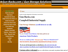 Tablet Screenshot of gun-racks.com